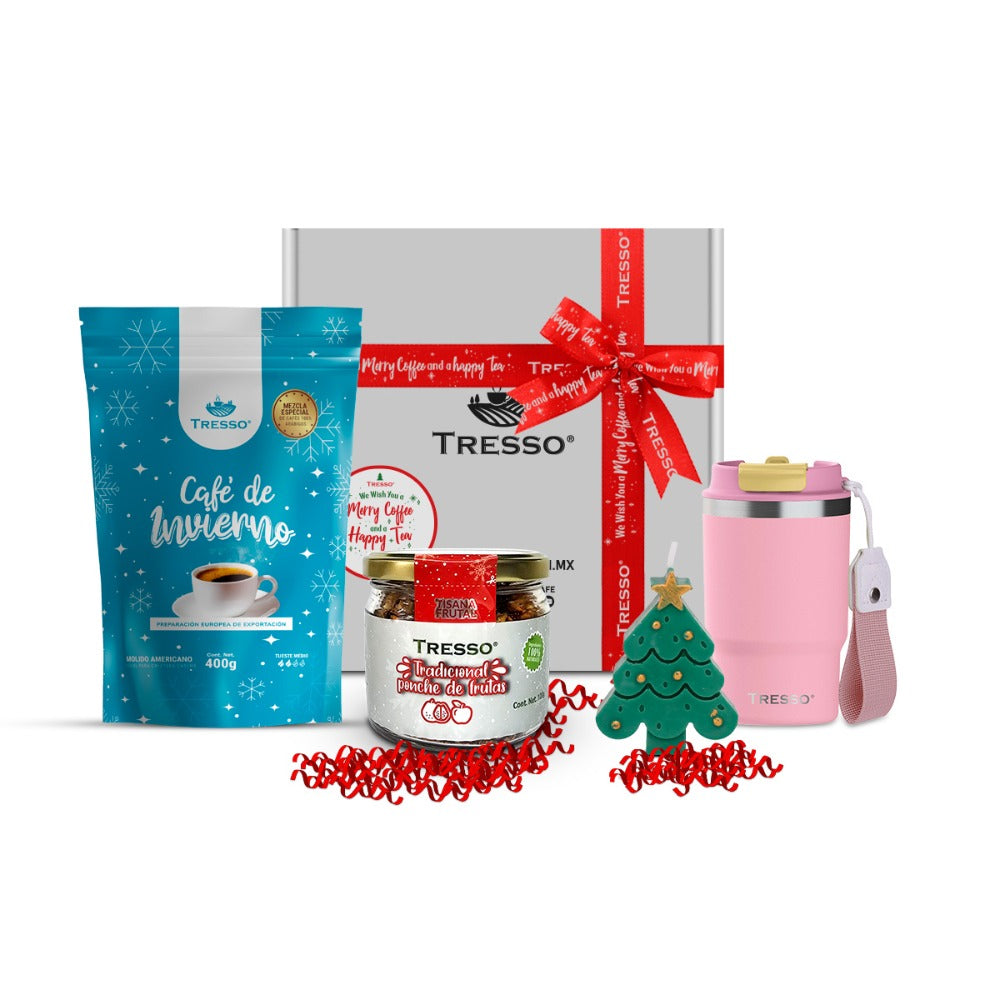 Regalo especial con termo de viaje y tisana