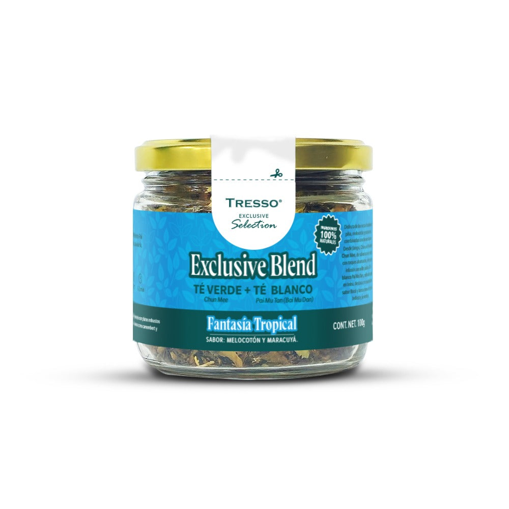 Té verde + Té blanco: Fantasía Tropical 100g