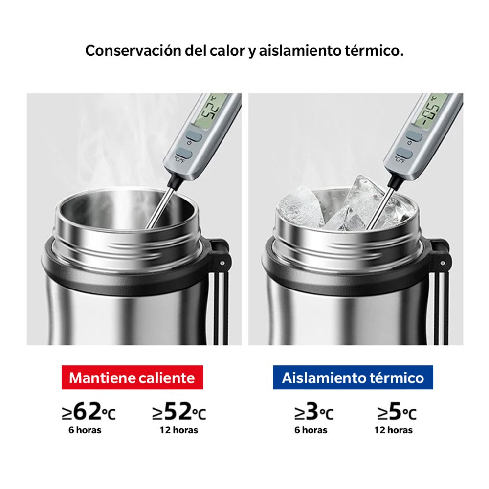 Botella de acero inoxidable 600ml con filtro magnético para té - TRESSO®