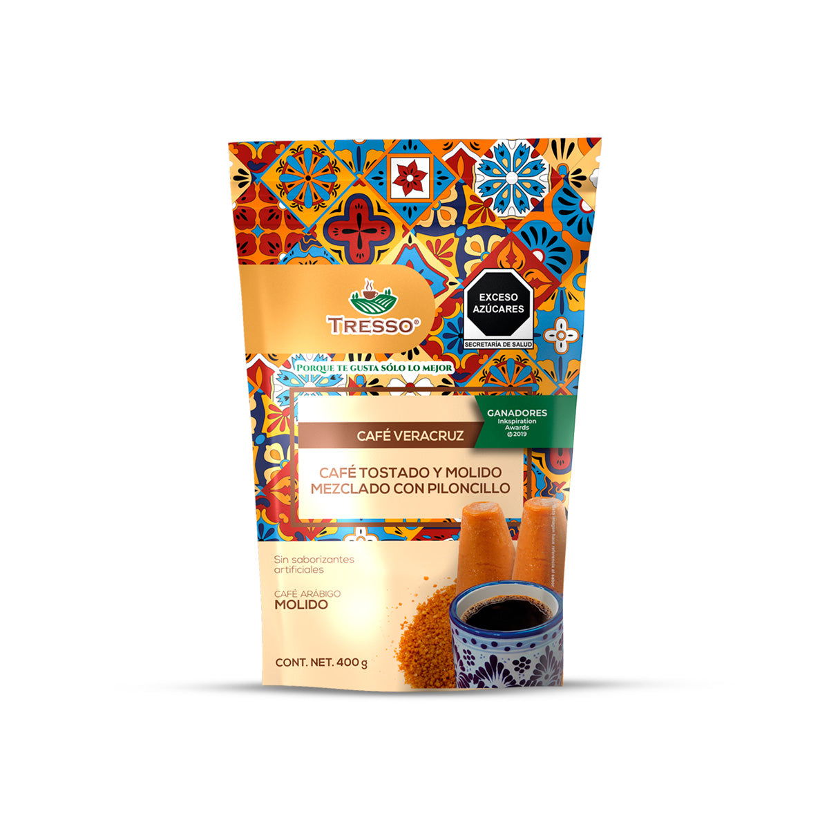 Café de Veracruz endulzado con Piloncillo 250g-400 g - TRESSO®