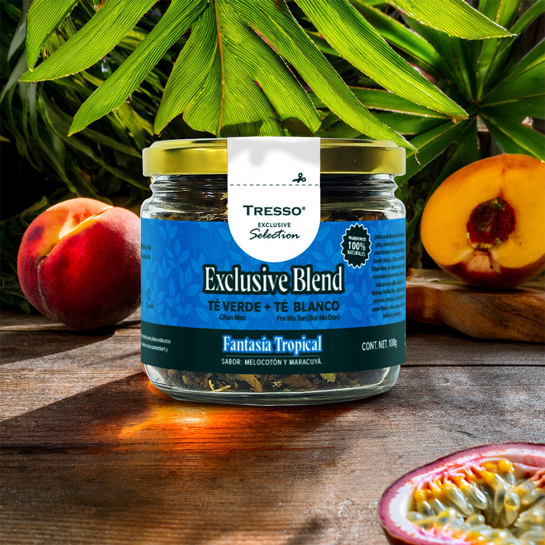 Té verde + Té blanco: Fantasía Tropical