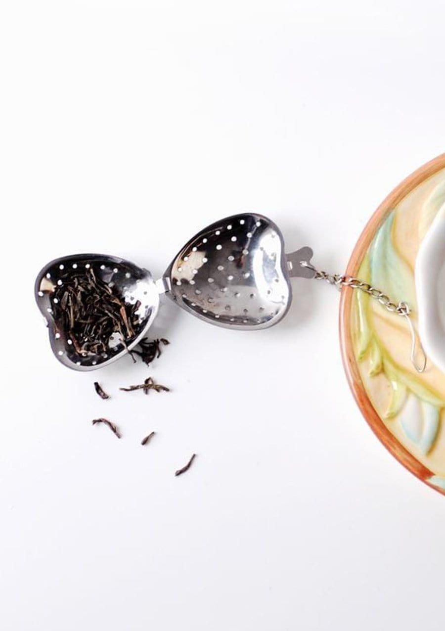Infusor de Corazón Para Té de Acero Inoxidable - TRESSO®