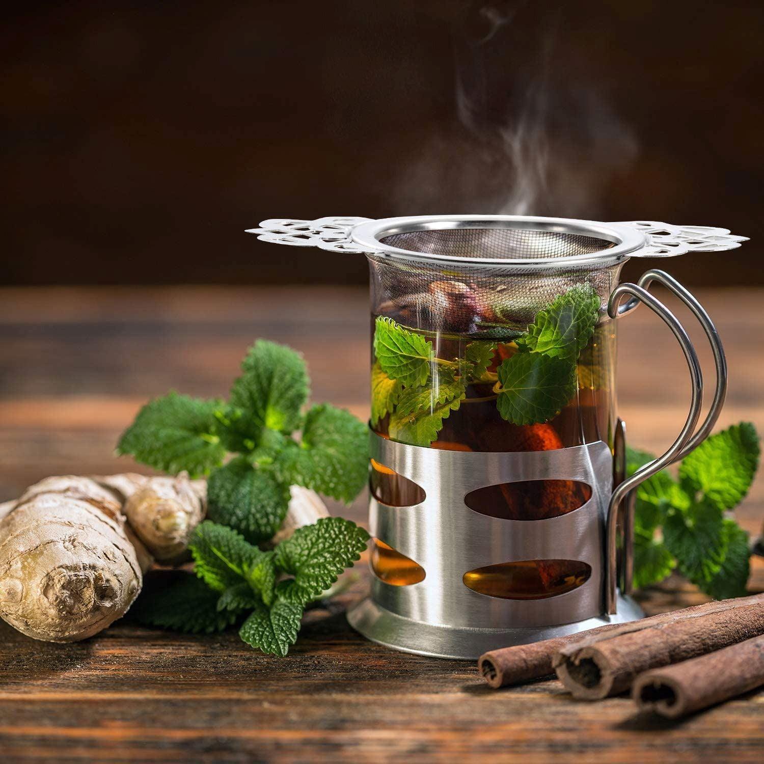 Infusor de malla metálica de acero inoxidable para té - TRESSO®