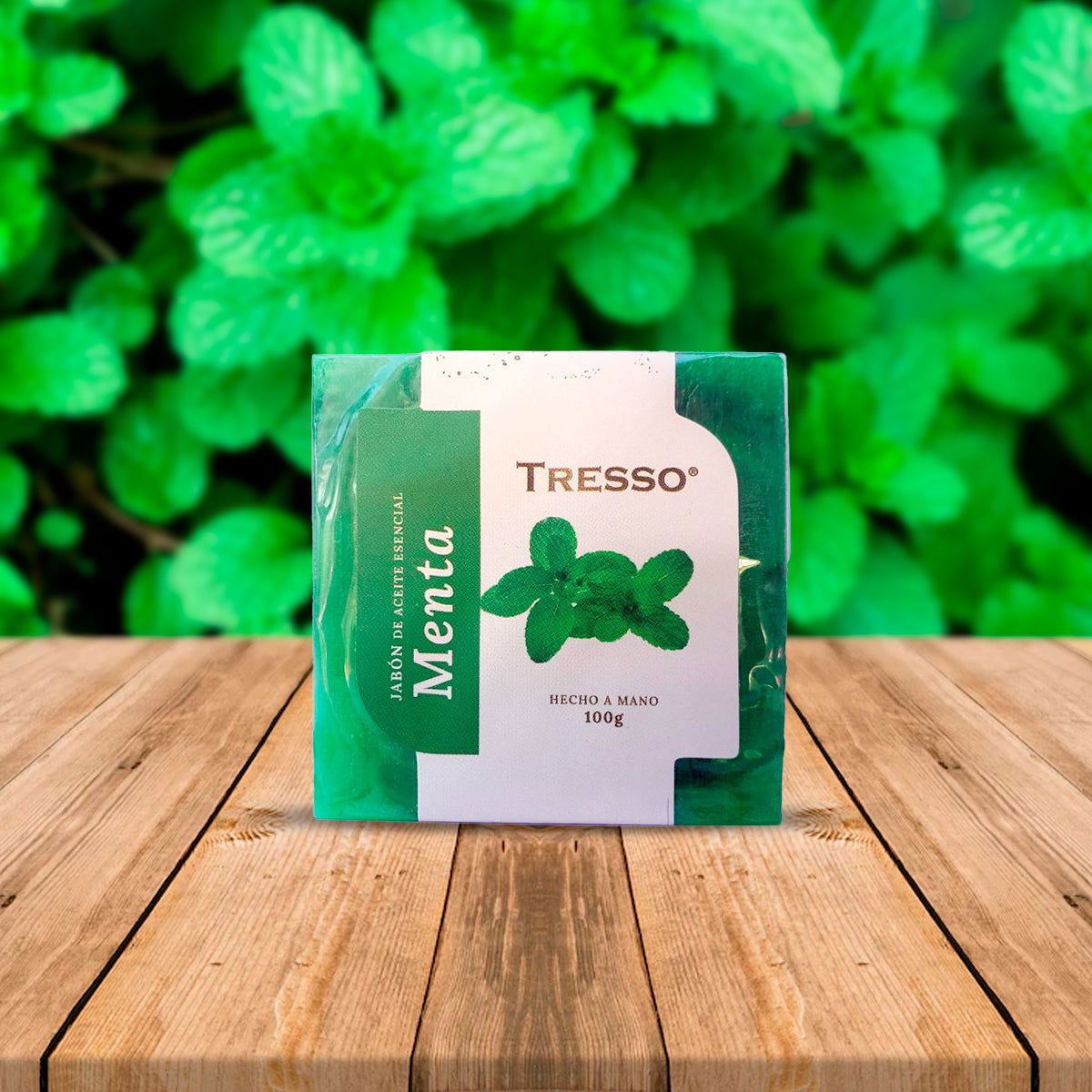 Jabón de aceite esencial de Menta - TRESSO®