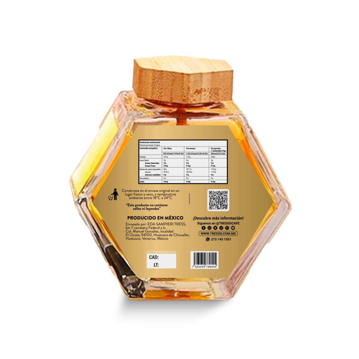 Miel de Abeja de Floración de Café - TRESSO®