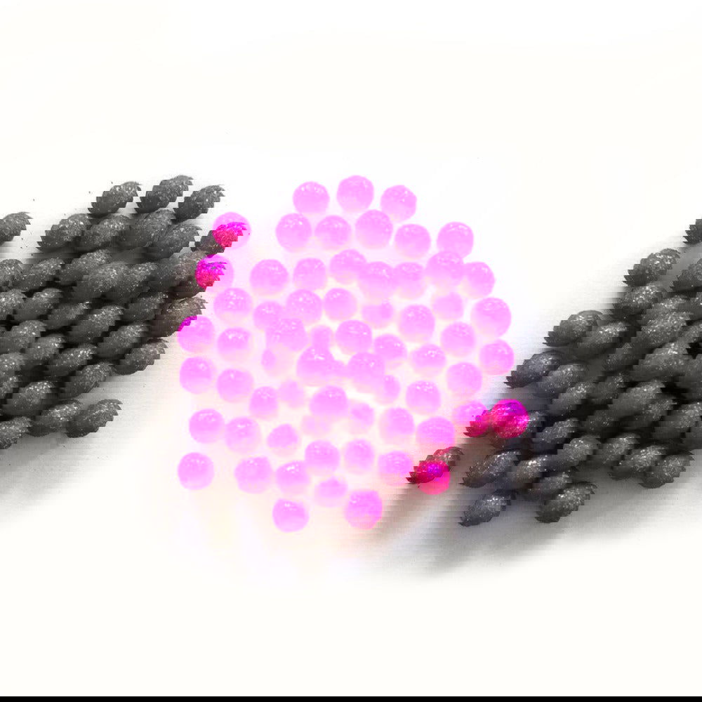 Perlas de azúcar comestibles decorativas grandes color rosa fuerte 70g - TRESSO®