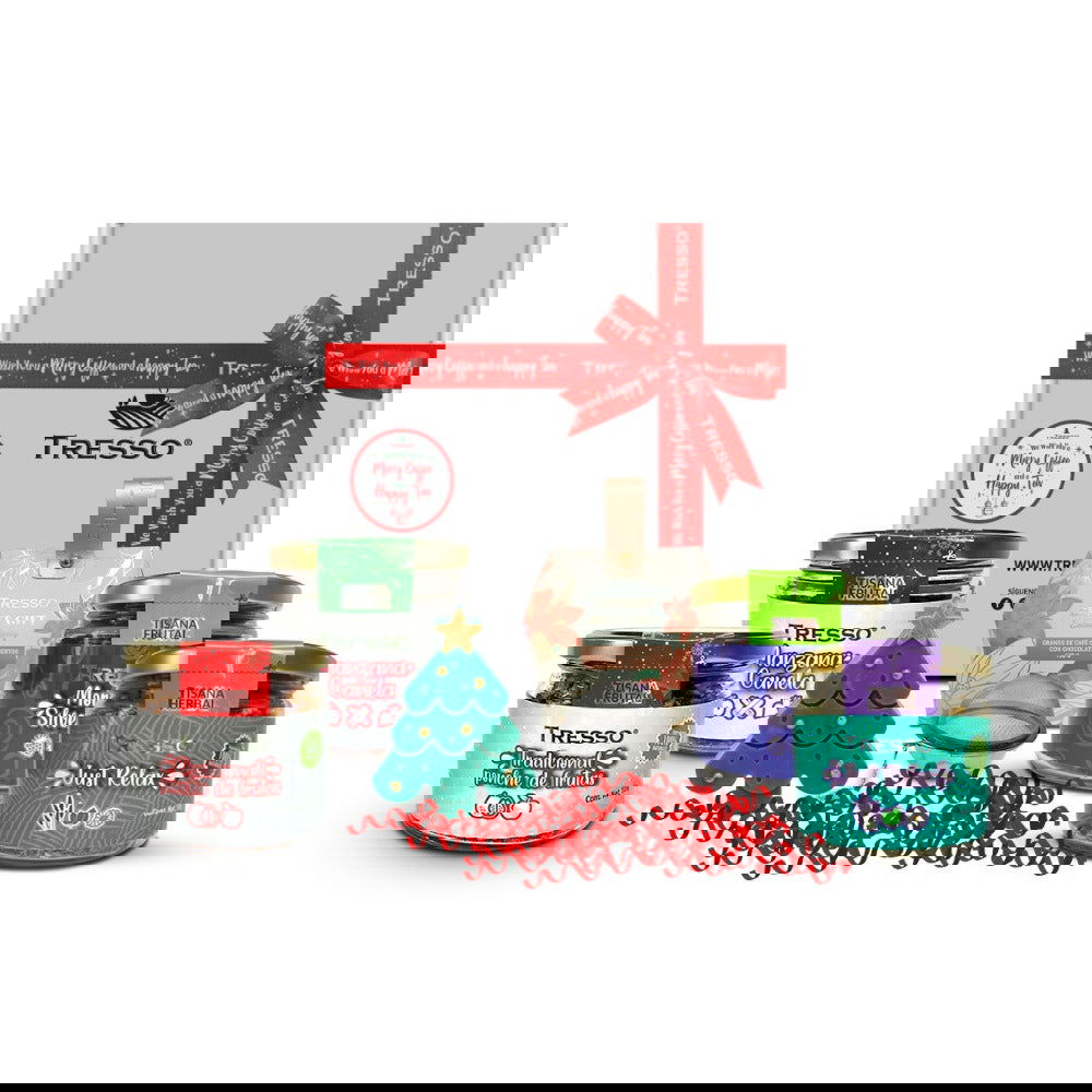 Regalo 4 tisanas + granos con chocolate + vela - TRESSO®