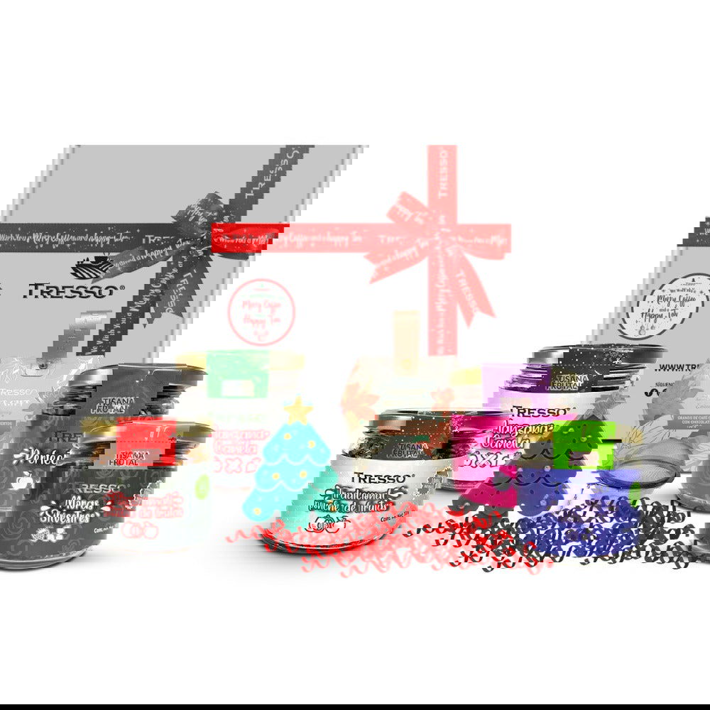 Regalo 4 tisanas + granos con chocolate + vela - TRESSO®