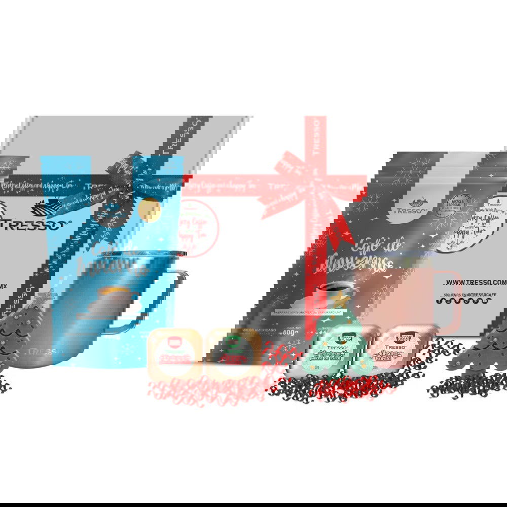 Regalo especial con taza de acero y mini tisanas - TRESSO®