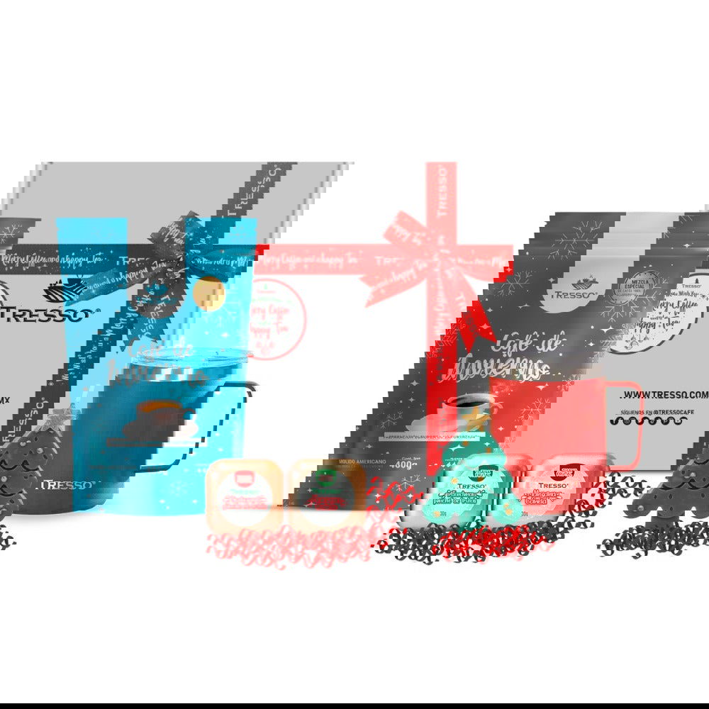 Regalo especial con taza de acero y mini tisanas - TRESSO®