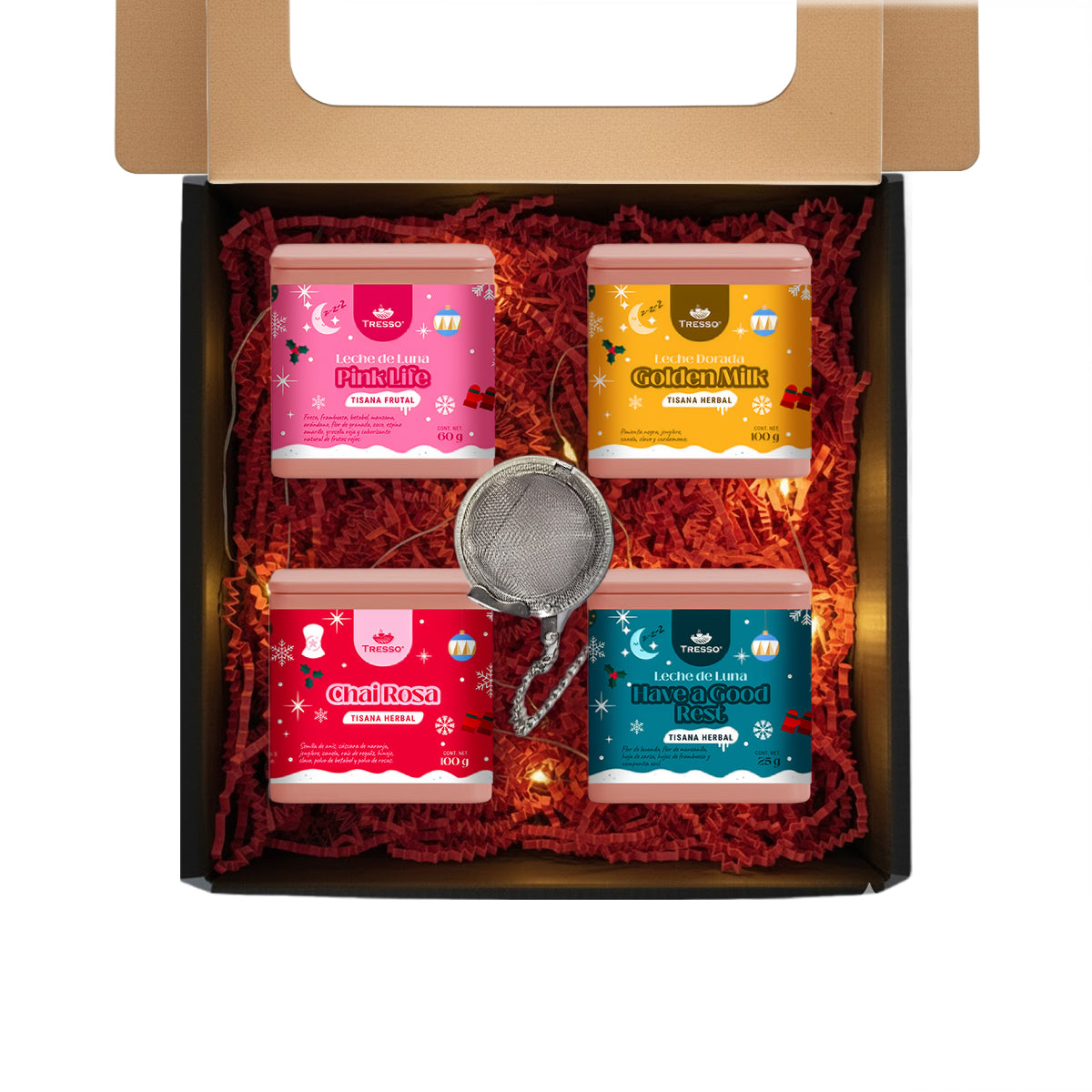 Regalo especial de leches de luna con luces led