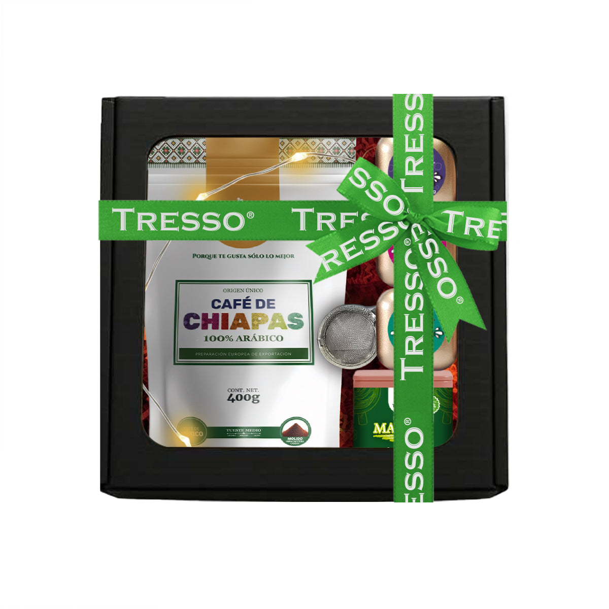 Regalo de café y Té con luces Led