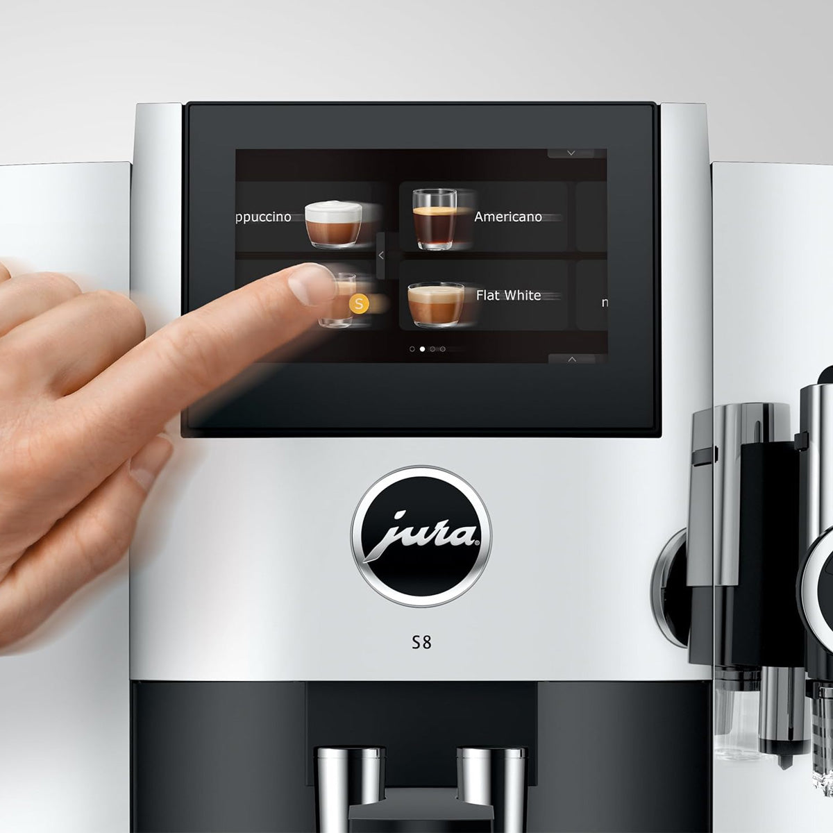 Cafetera Jura S8 color platino