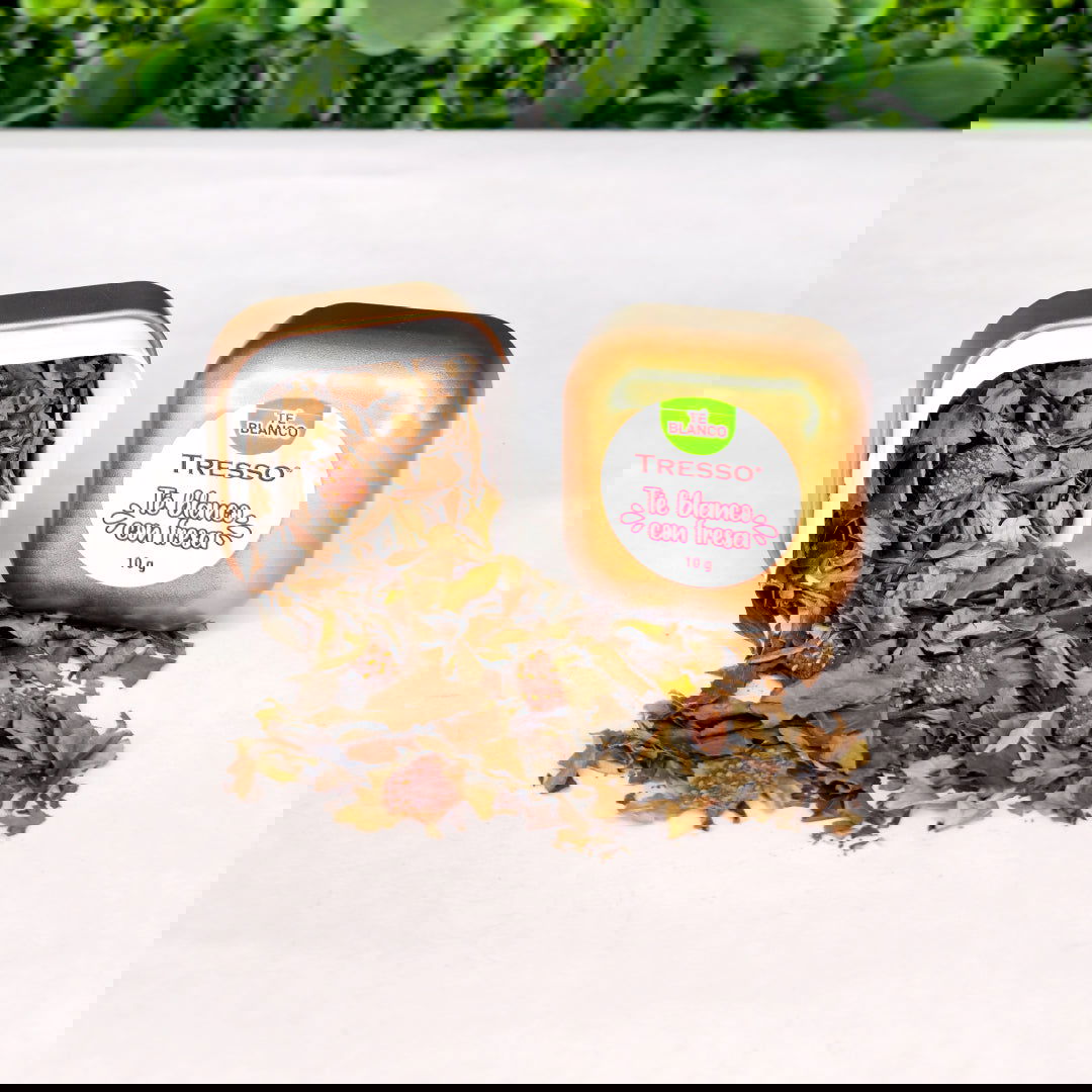 Té Blanco con Fresa 10g-70g - TRESSO®