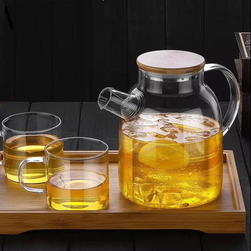 Tetera de Vidrio con Filtro de Acero Inoxidable 1 L - TRESSO®