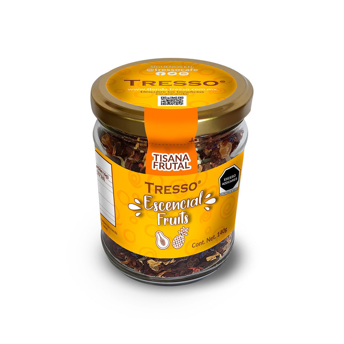 Tisana Frutal: Escencial Fruits 30g-140g - TRESSO®