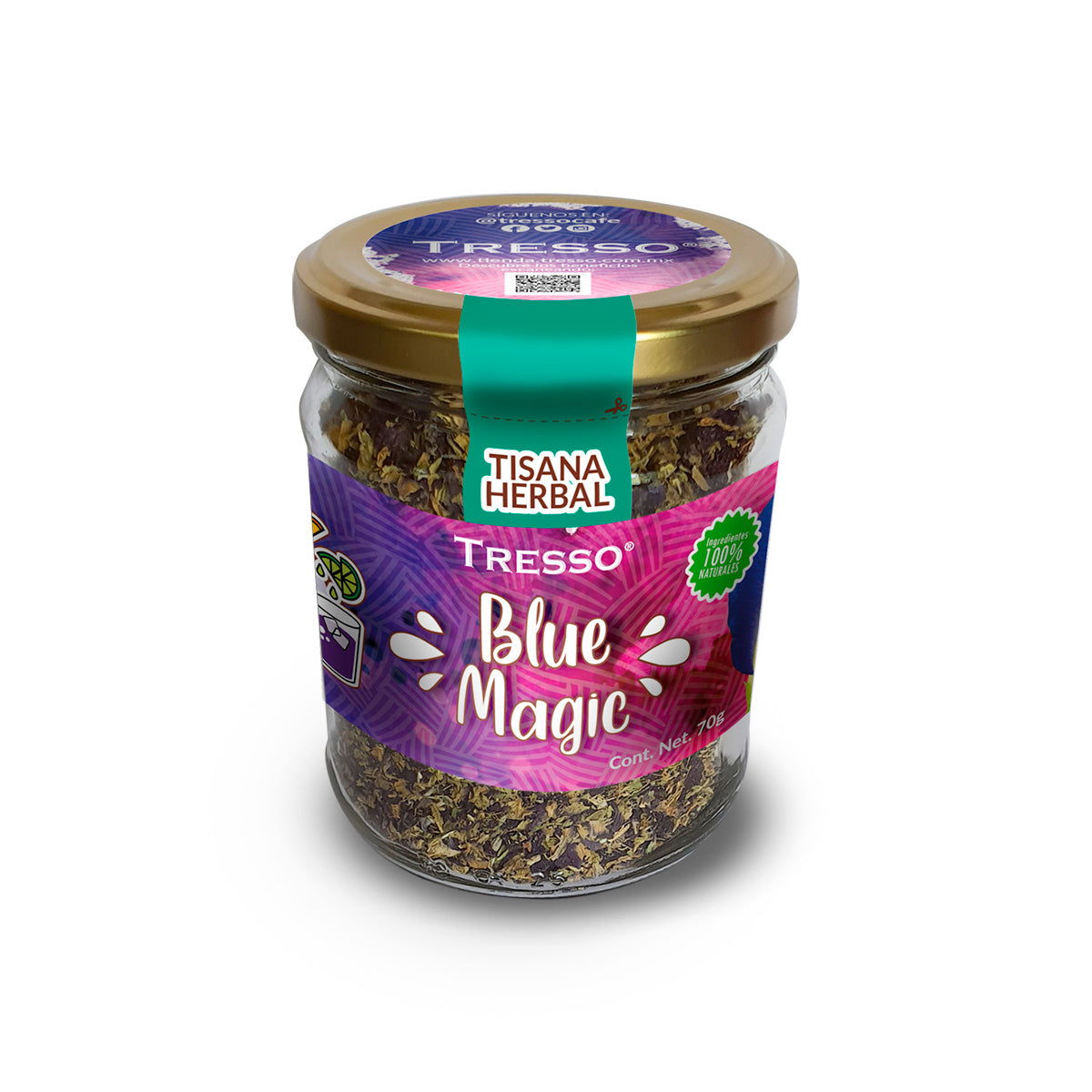 Tisana Herbal: Blue Magic 17g-500g - TRESSO®
