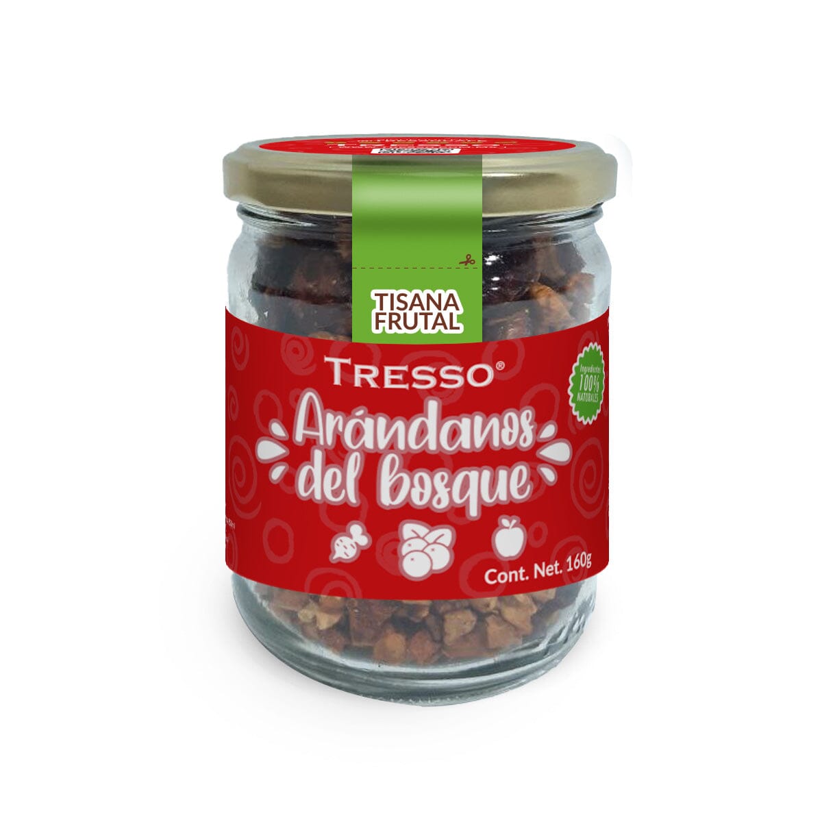 Tisana frutal: Arándanos del bosque 30g-160g - TRESSO®