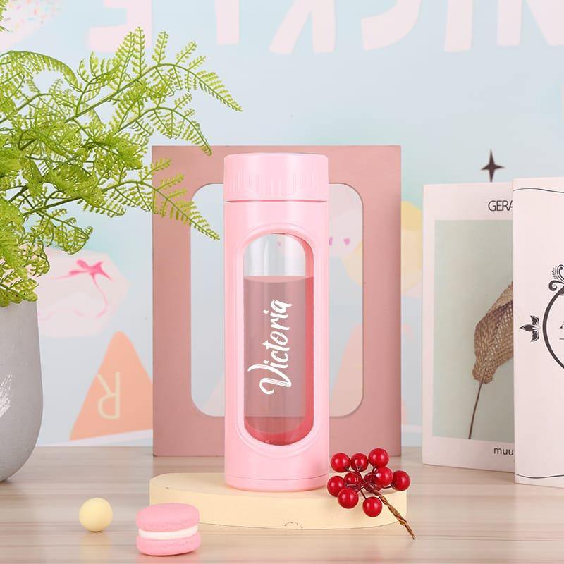 Botella de Vidrio con Infusor para Té