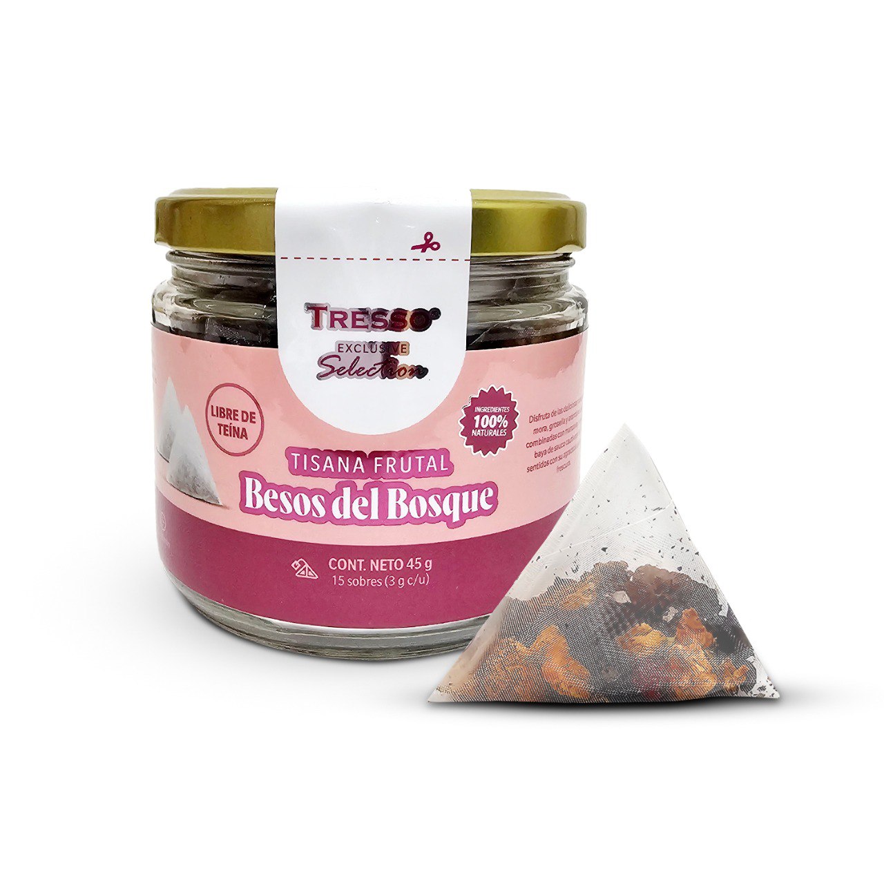 Forest Kisses Fruit Herbal Tea 15 sachets with 3g each