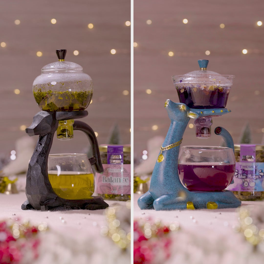 Tetera/Cafetera de cerámica de 300 ml y tazas 300 ml