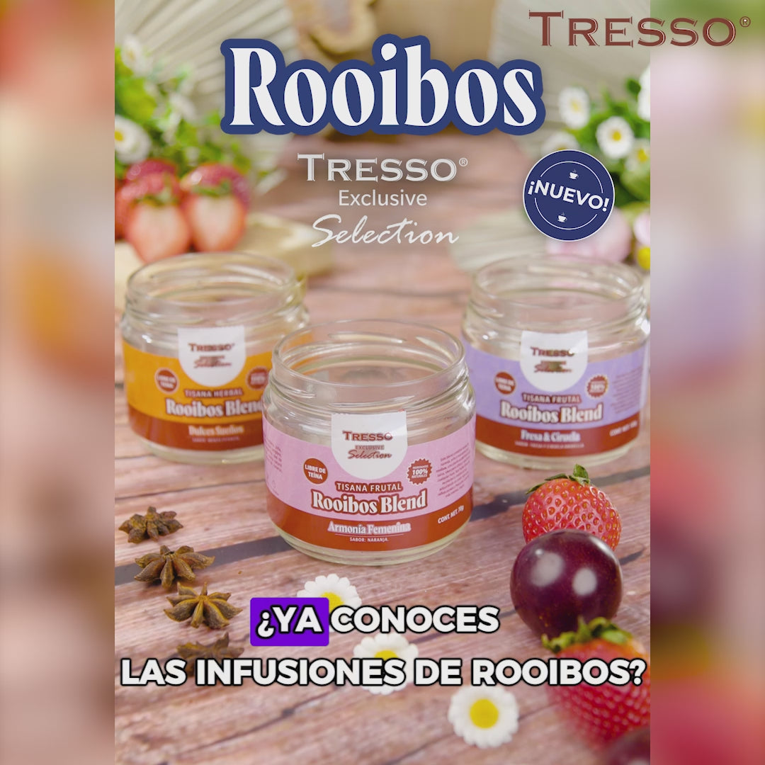 Tisana Frutal Rooibos Blend Fresa & Ciruela