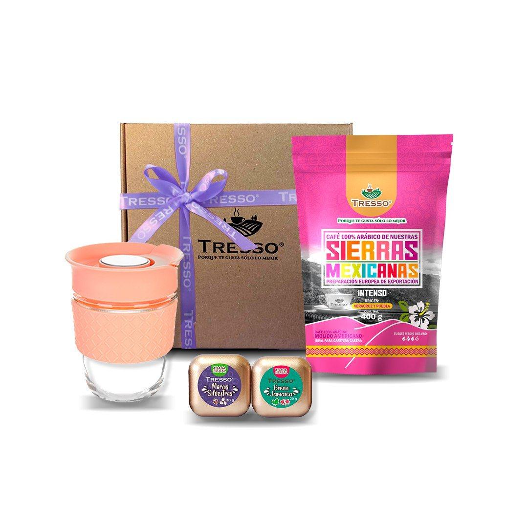 Coffee and Tea Kit TRESSO® Rosa Café Sierras Mexicanas 400g 