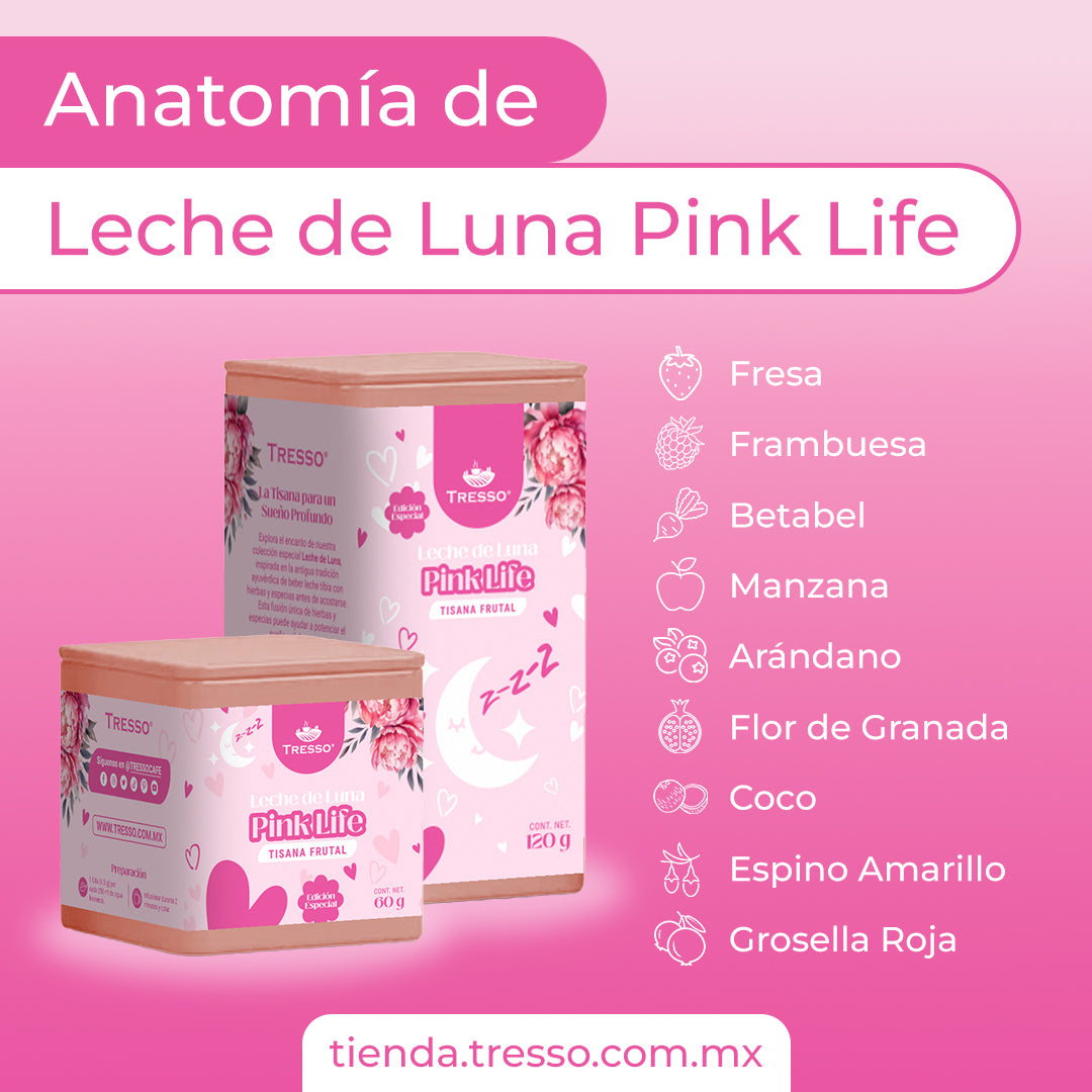 Tisana Frutal Leche de Luna Pink Life