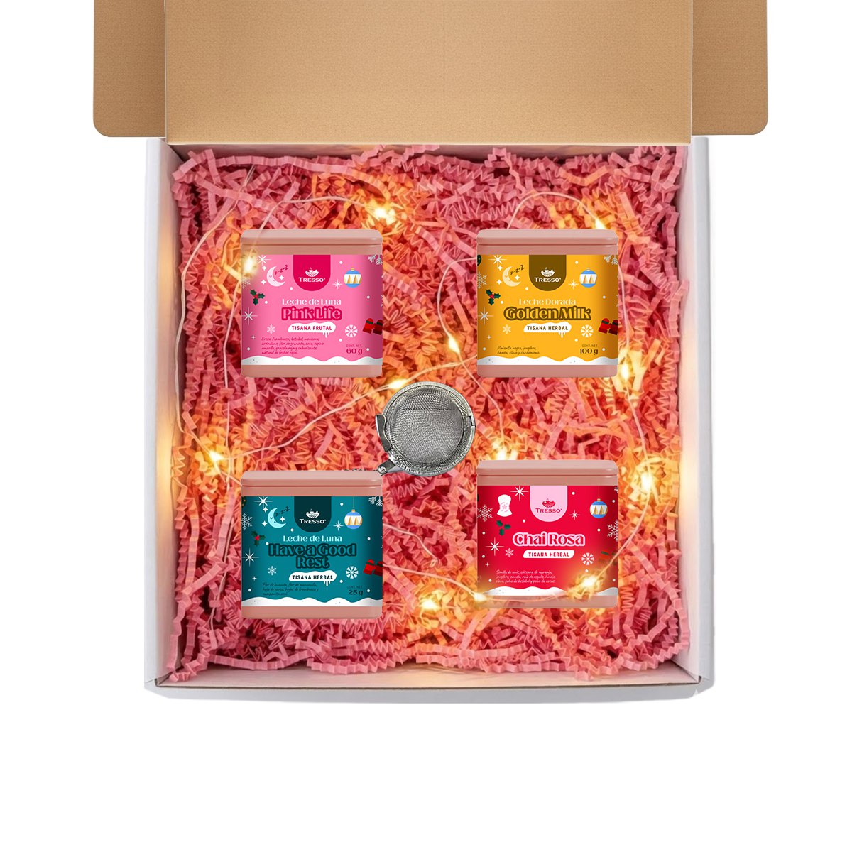 Regalo especial de leches de luna con luces led