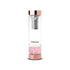 Botella de vidrio doble pared con filtro para té y cuarzos decorativos 300 ml - TRESSO® 