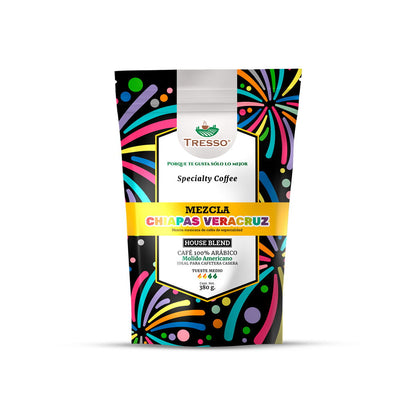 Café House Blend Mezcla Chiapas - Veracruz 380 g - TRESSO® 