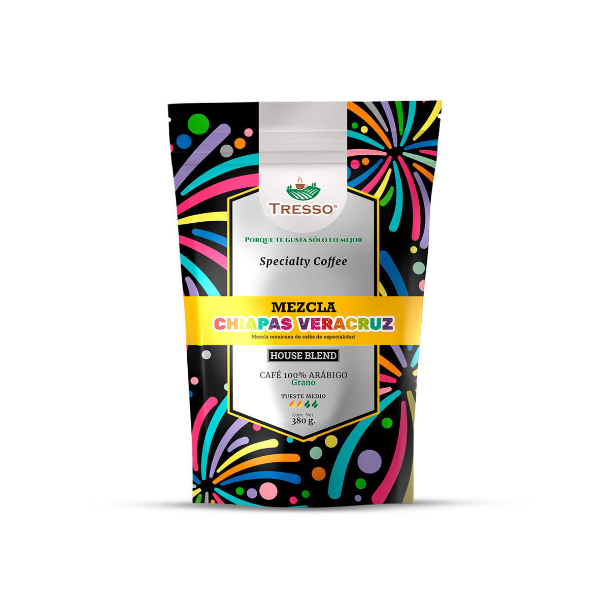 Café House Blend Mezcla Chiapas - Veracruz 380 g - TRESSO® 