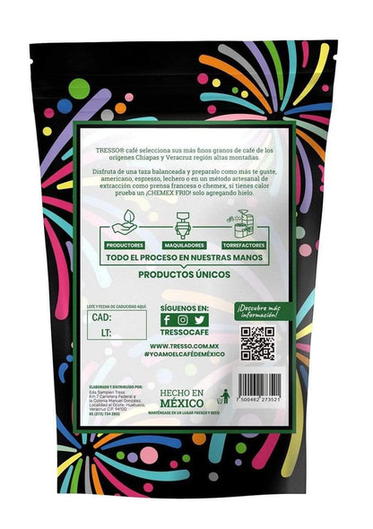 Café House Blend Mezcla Chiapas - Veracruz 380 g - TRESSO® 