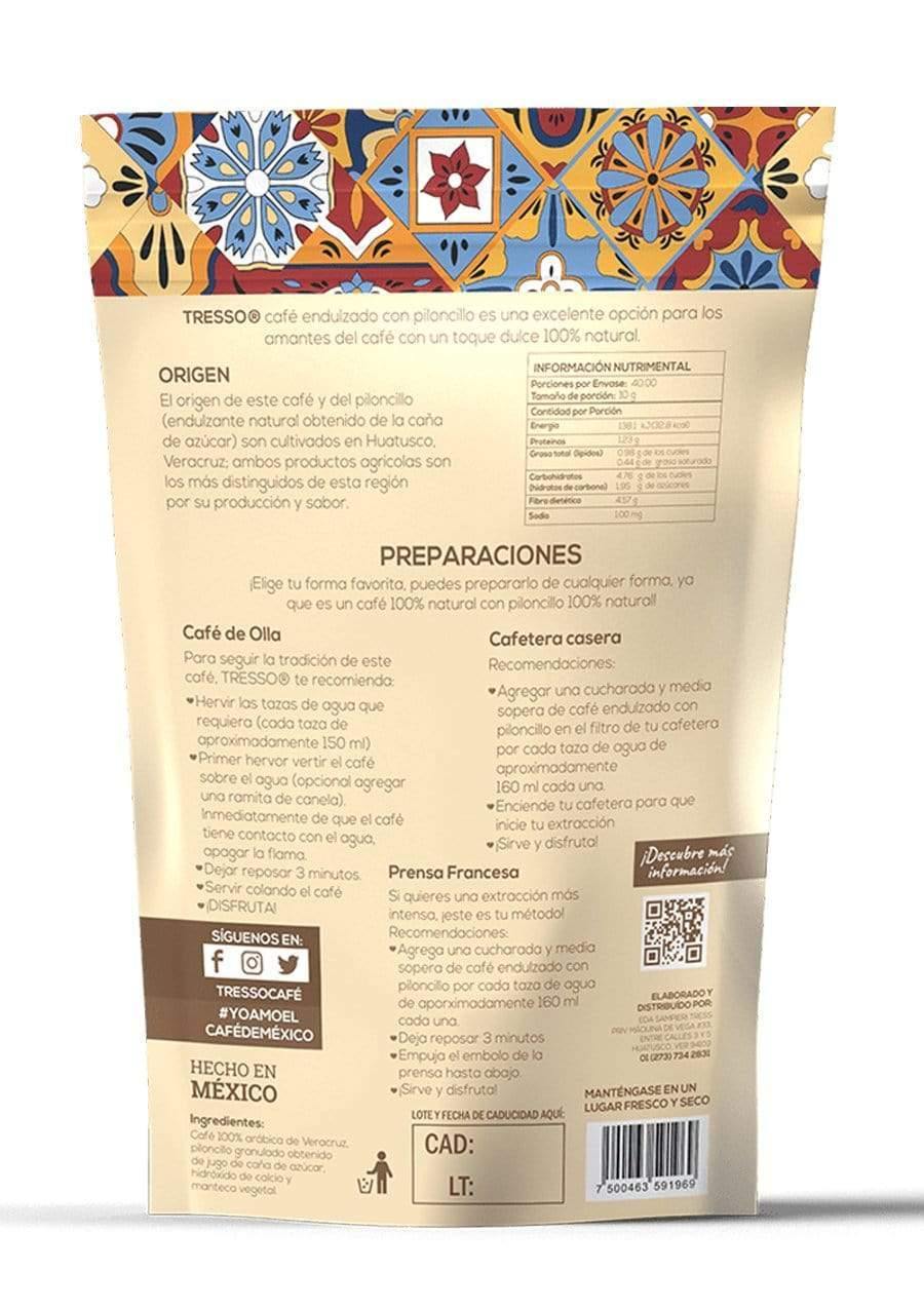 Café de Veracruz endulzado con Piloncillo 250g-400 g - TRESSO® 