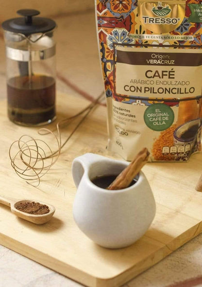 Café de Veracruz endulzado con Piloncillo 250g-400 g - TRESSO® 