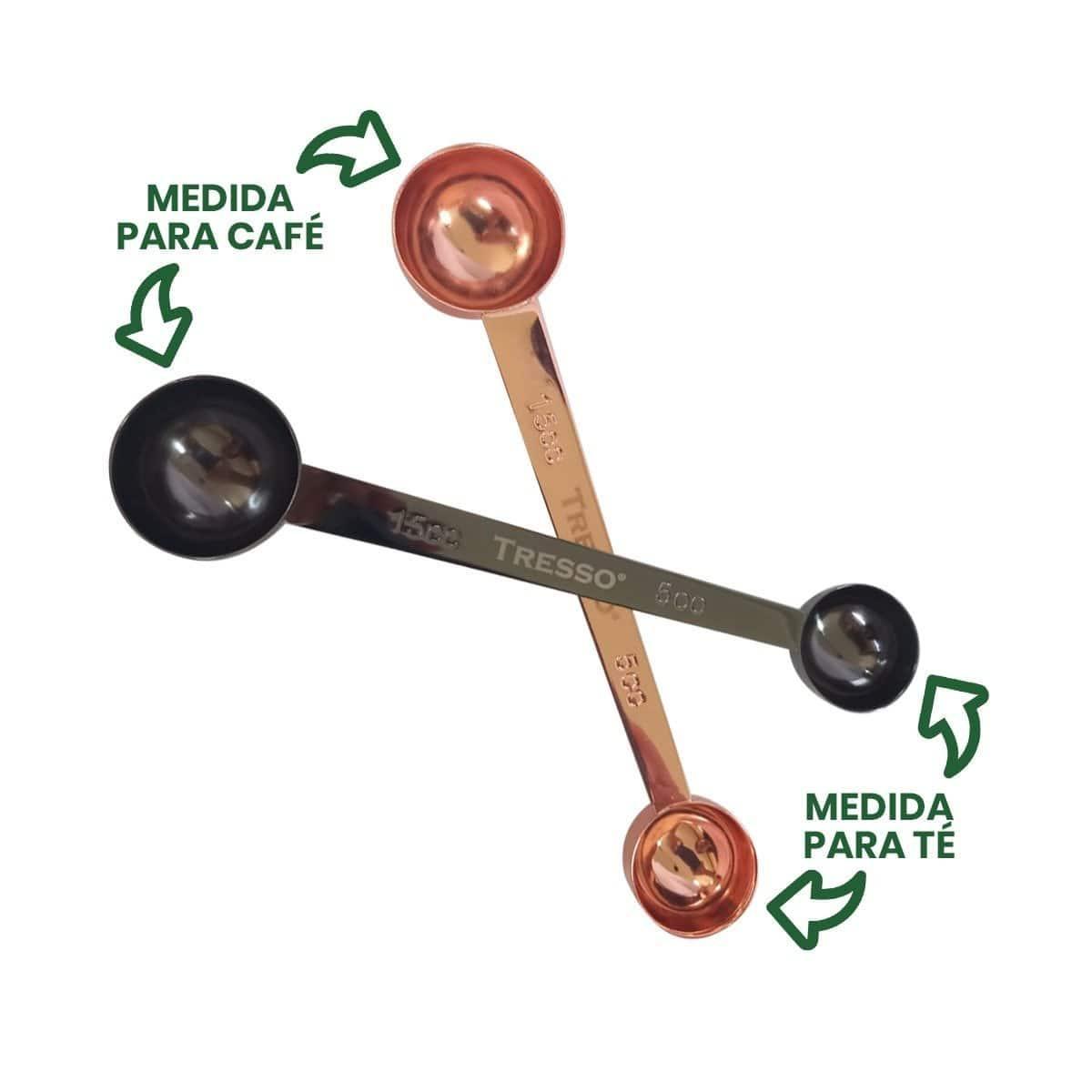 Cuchara medidora de acero inoxidable para café y té - TRESSO® 