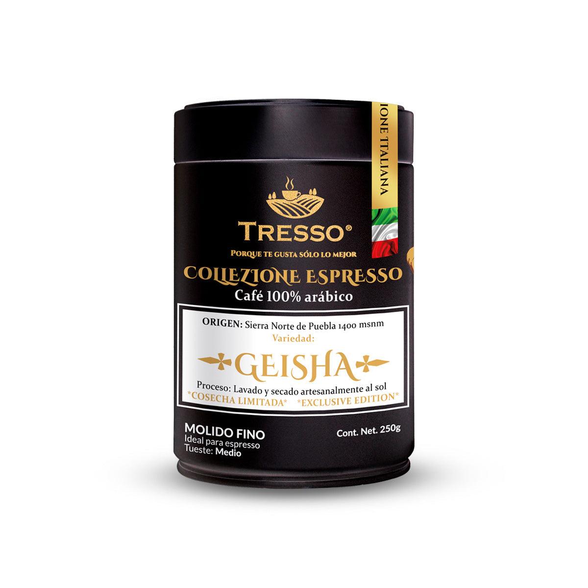 Geisha: Collezione Espresso: Inspirazione Italiana Café Geisha 250g - TRESSO® 