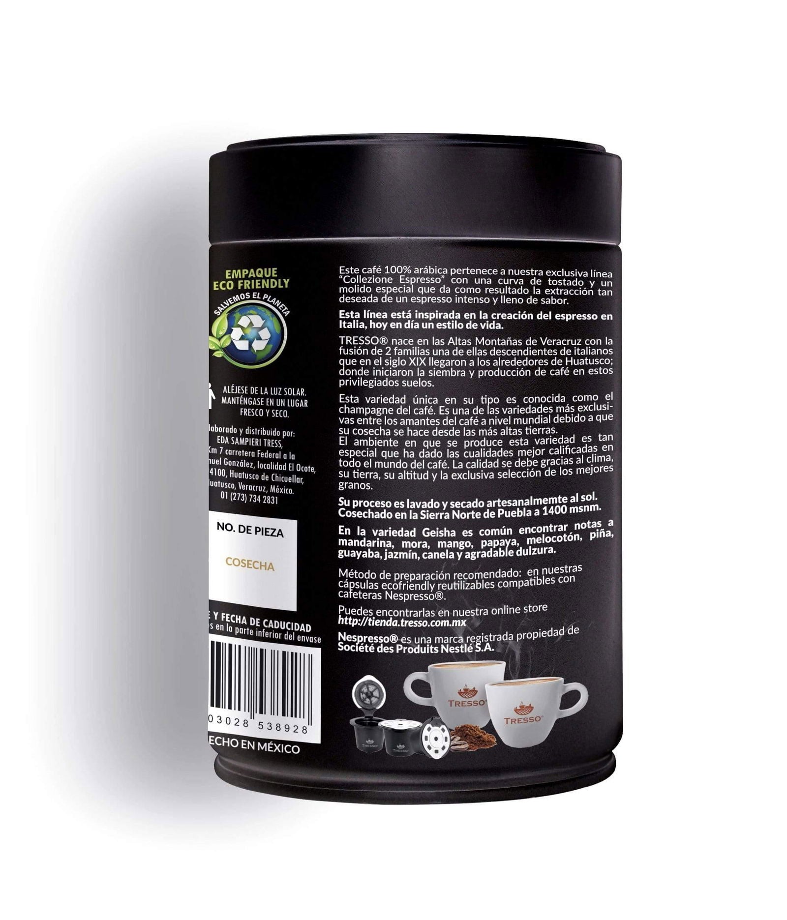 Geisha: Collezione Espresso: Inspirazione Italiana Café Geisha 250g - TRESSO® 