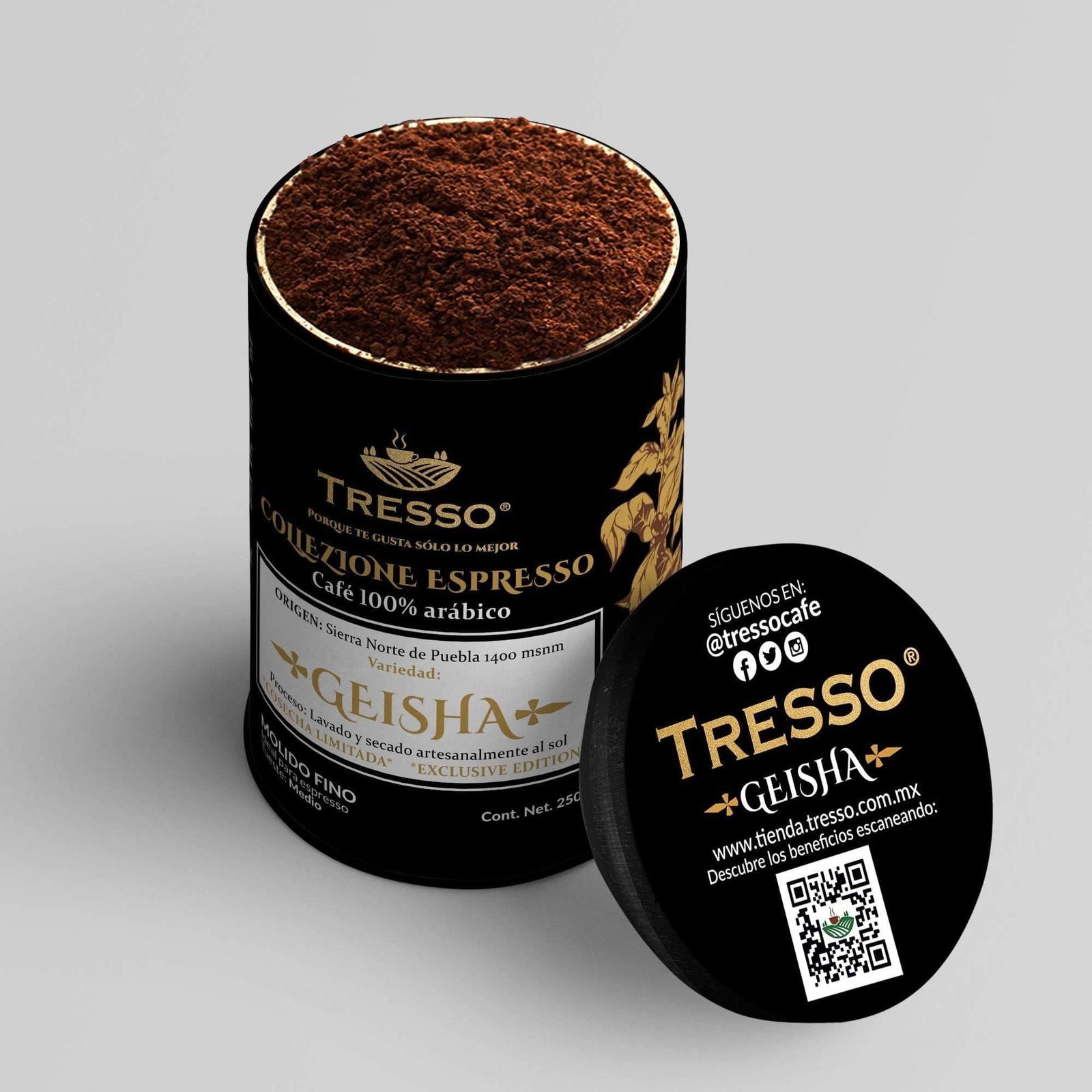 Geisha: Collezione Espresso: Inspirazione Italiana Café Geisha 250g - TRESSO® 