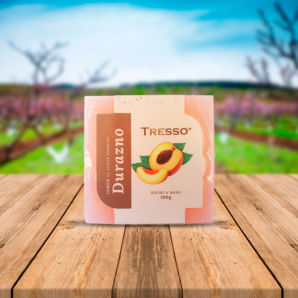Jabón de aceite esencial de Durazno - TRESSO® 