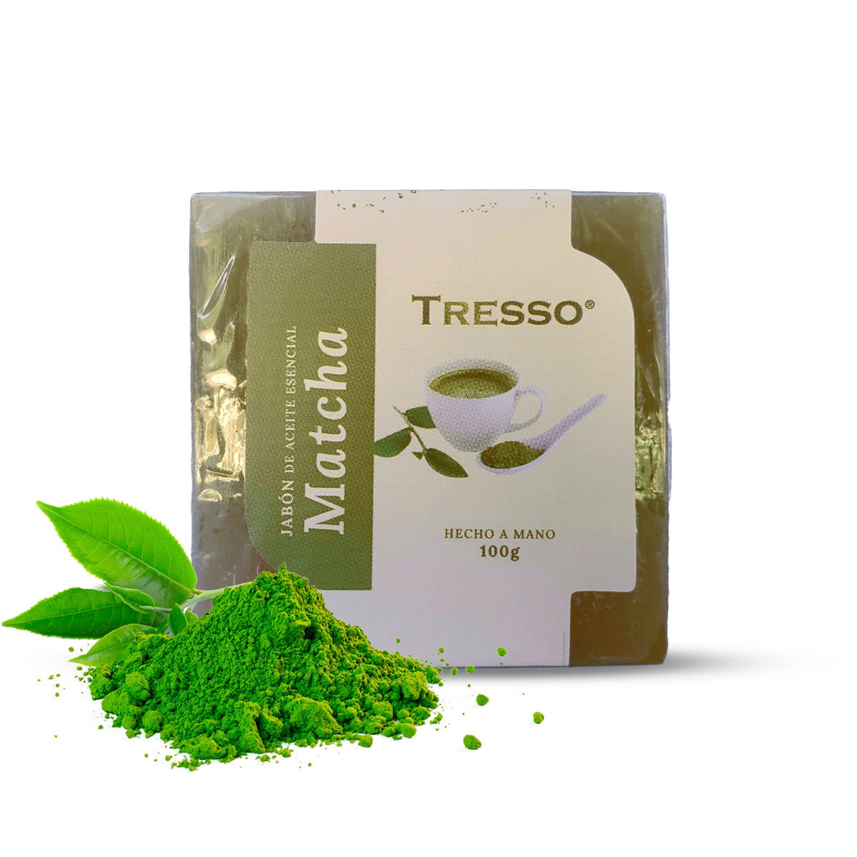 Jabón de aceite esencial  de Matcha - TRESSO® 