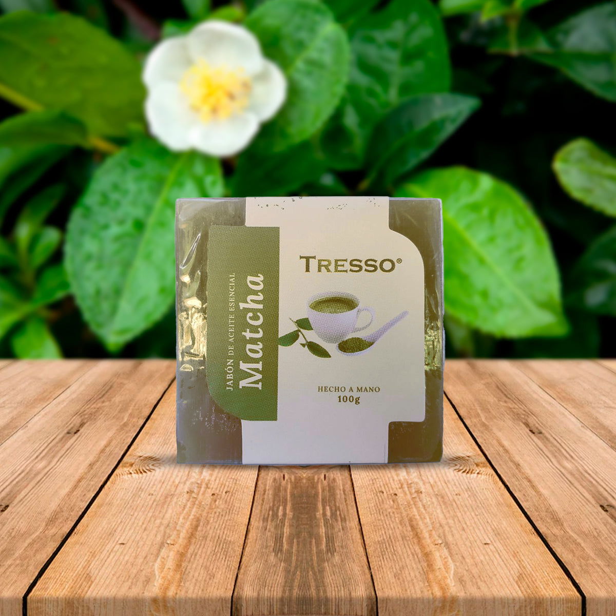 Jabón de aceite esencial  de Matcha - TRESSO® 