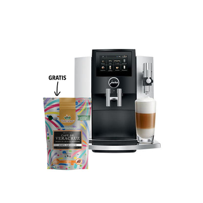 Cafetera Jura S8 color platino