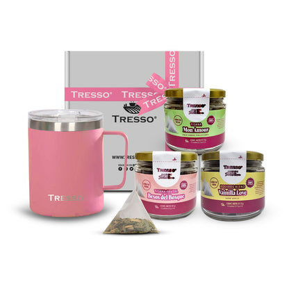 Kit infusiones en pirámide + Termo ó Taza
