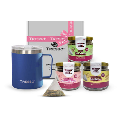 Kit infusiones en pirámide + Termo ó Taza