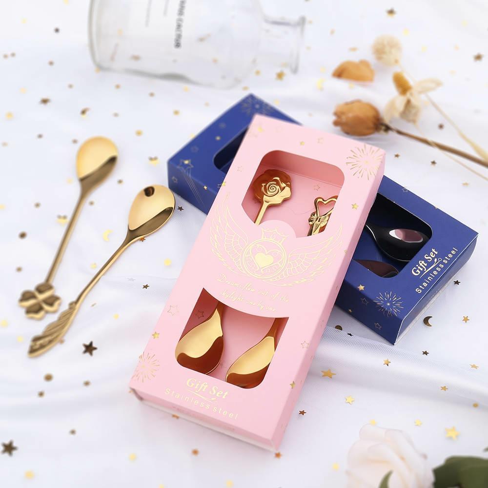 Lindo Set de Cucharas Azucareras o para Postre - TRESSO®