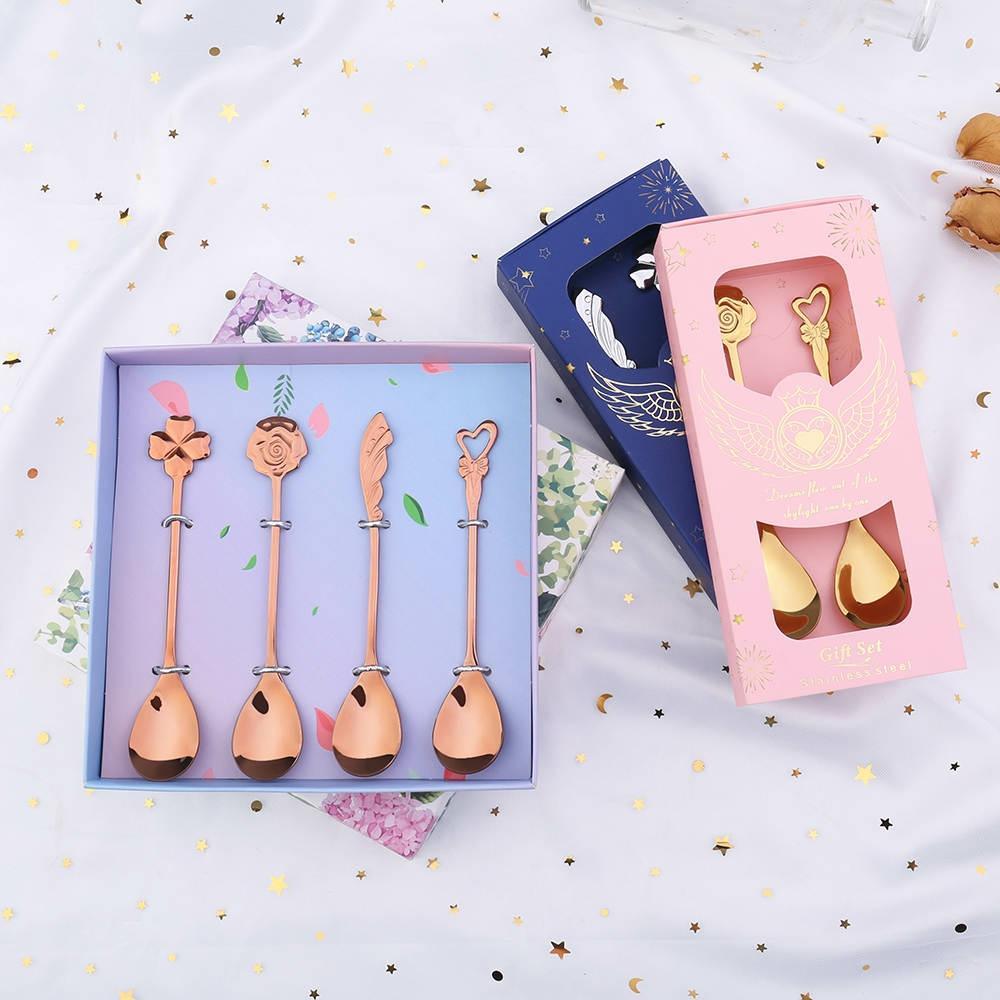 Lindo Set de Cucharas Azucareras o para Postre - TRESSO® 