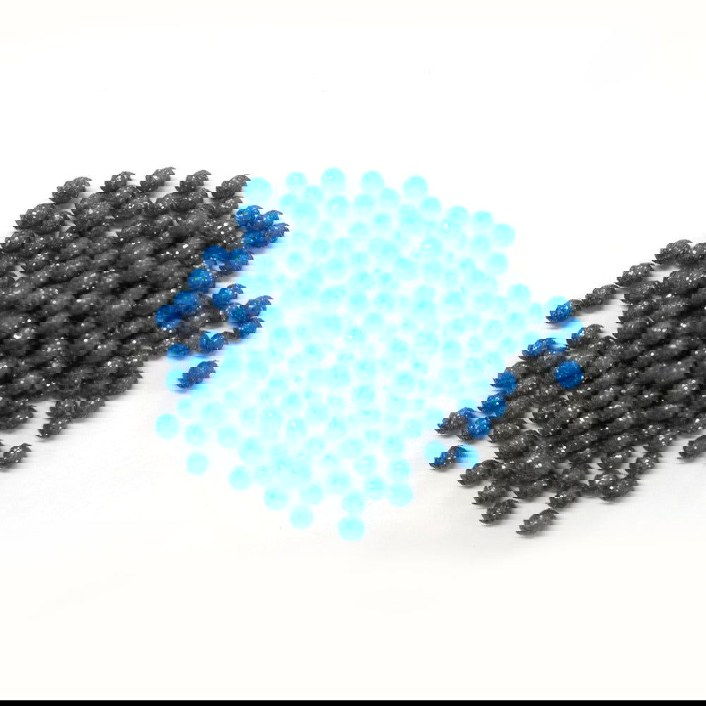 Perlas de azúcar comestibles decorativas medianas color azul celeste 70g - TRESSO®