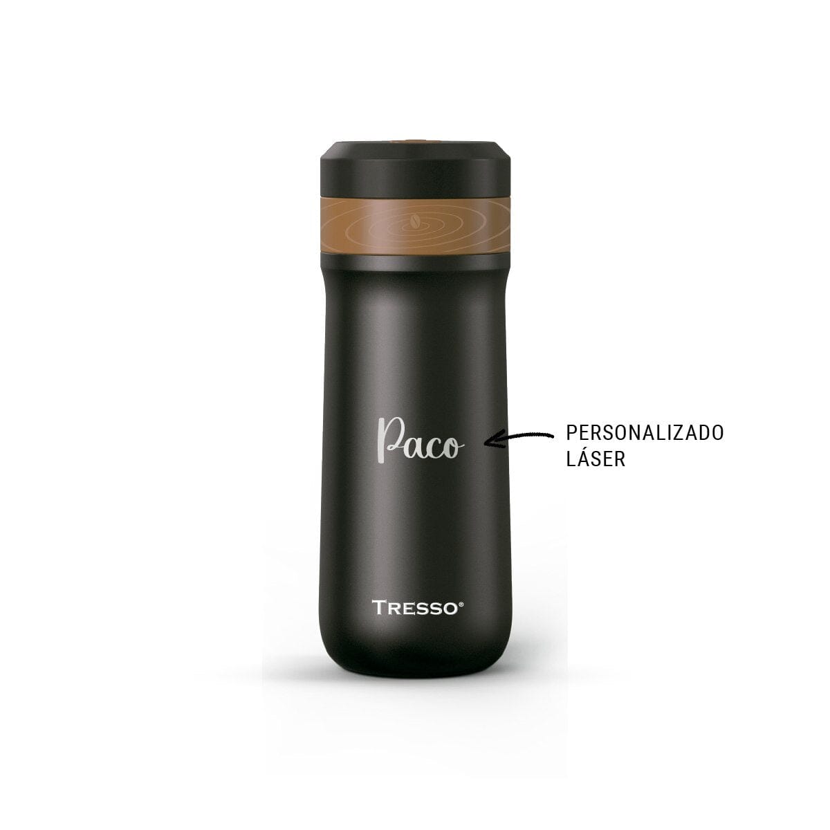 Prensa francesa de viaje antiderrames 320 ml - TRESSO® 
