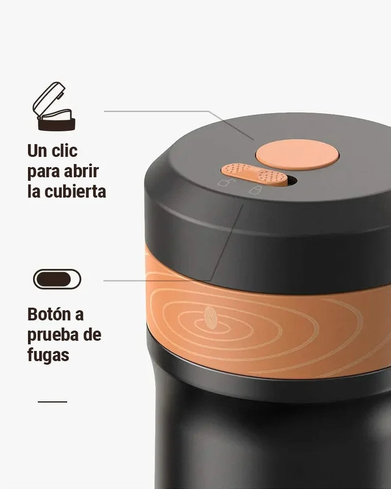 Prensa francesa de viaje antiderrames 320 ml - TRESSO® 